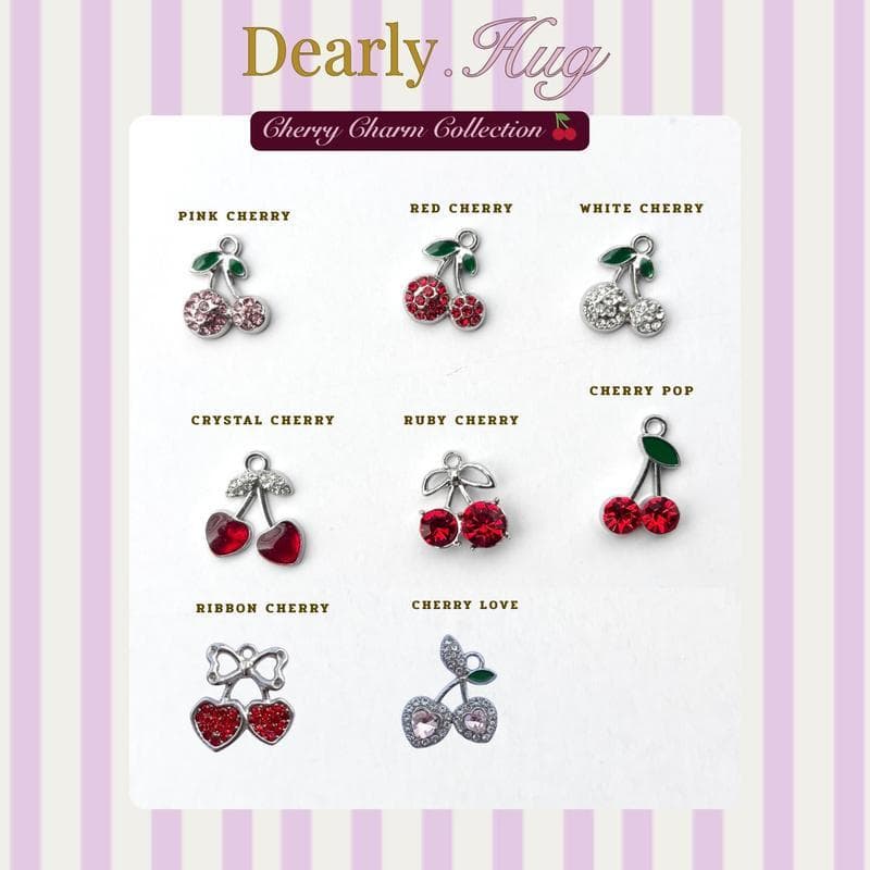 Dearly.Hug - Cherry Charm จี้ สำหรับตกแต่งเครื่องประดับ รูปที่ 1