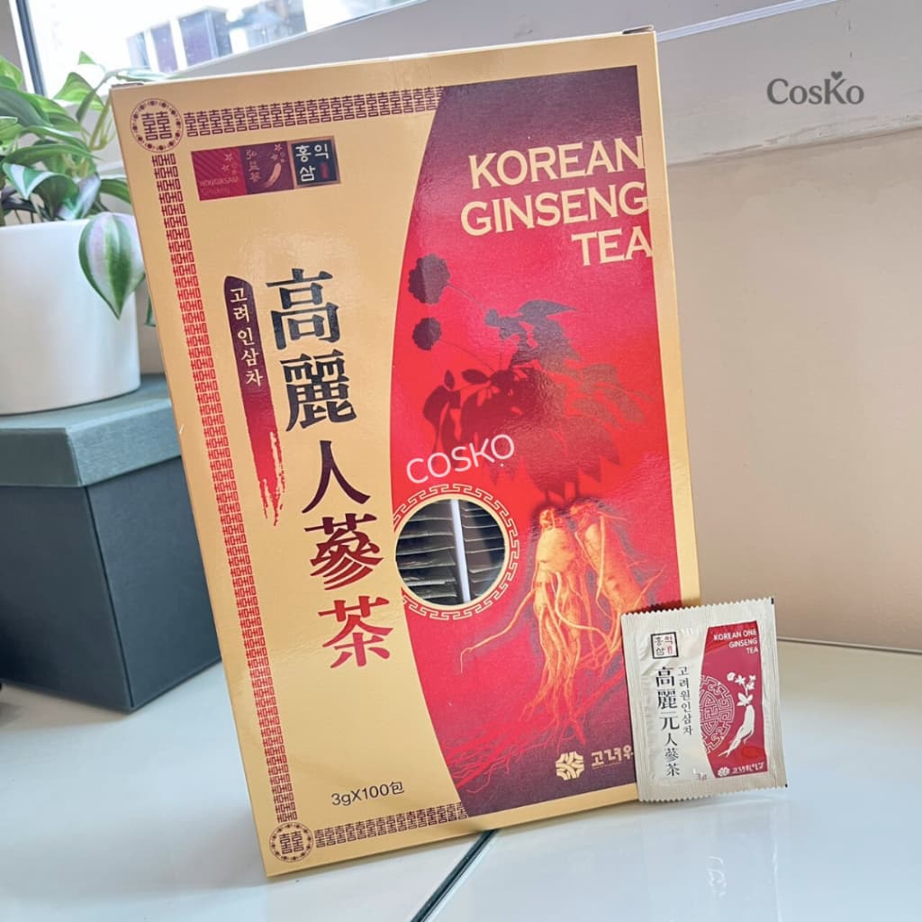 ชาโสมเกาหลี KOREAN ONE GINSENG TEA 1กล่องบรรจุ 100ซอง Exp.2029/01/19 รูปที่ 6