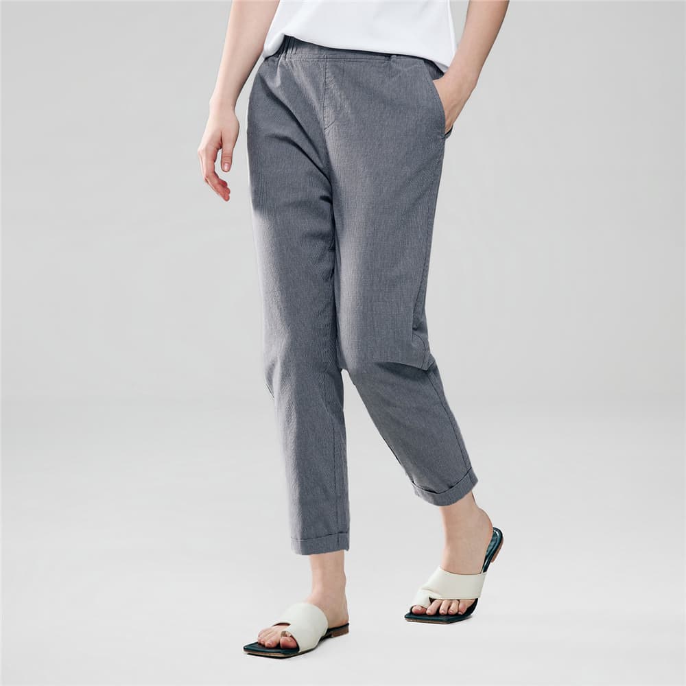 GIORDANO กางเกงขายาวผู้หญิง Women's Audrey Pants 05426257 รูปที่ 2