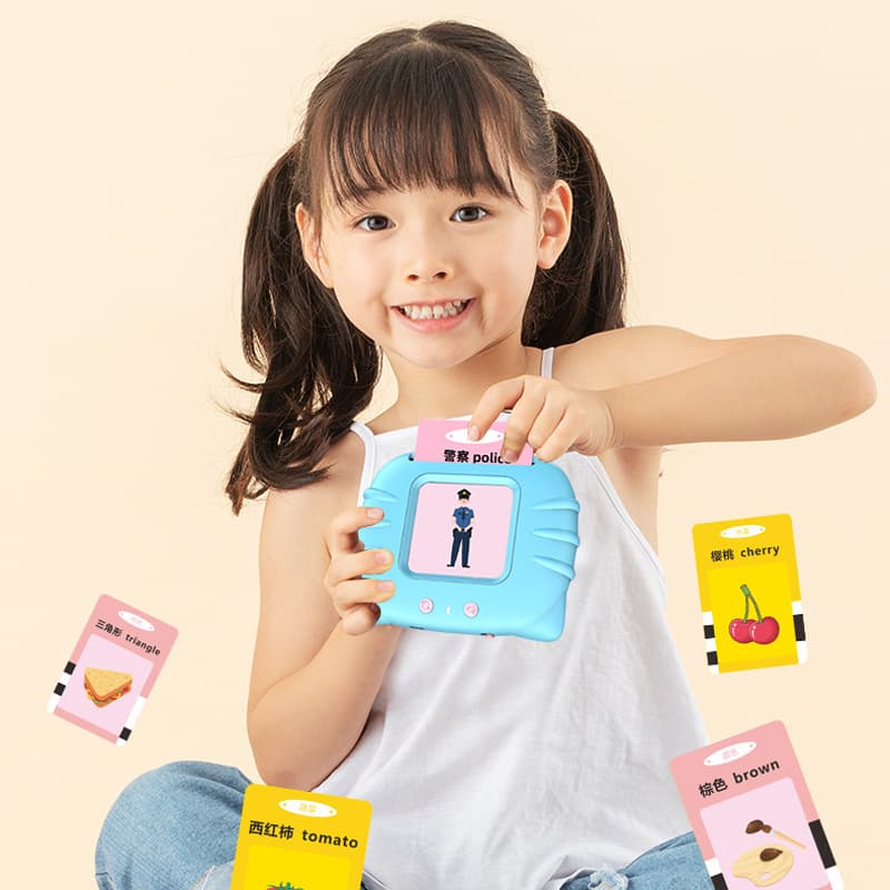 ใส่การ์ดแล้วอ่านได้ ของเล่นเสริมพัฒนาการ เครื่องอ่านแฟลชการ์ด Flash Card แฟรชการ์ด ออกกำลังกายความสามารถในการเรียน รูปที่ 4