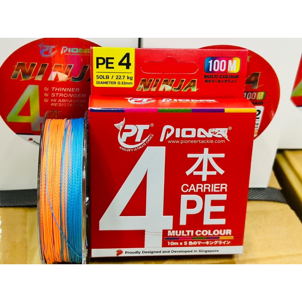 PE NINJA X4 100เมตร สี MULTIPLE COLOR รูปที่ 6
