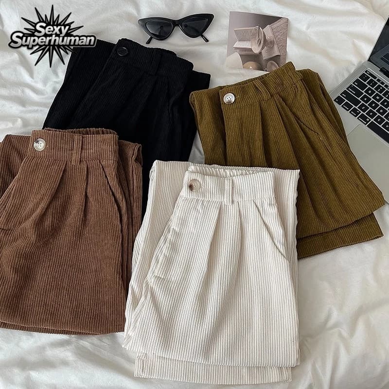กางเกงขายาวเอวสูง ทรงหลวม สไตล์เกาหลี ขาตรง ใส่แล้วเรียวขาสุดๆ เนื้อผ้านุ่ม สบาย รูปที่ 1