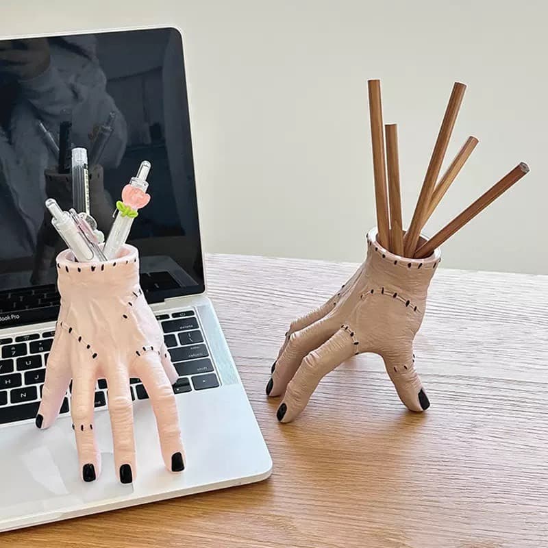 diy50 ที่ใส่ปากกา ของตกแต่ง แต่งร้าน แต่งบ้าน มือเวนส์เดย์ ของฝากตลก แกล้งคน รูปที่ 3