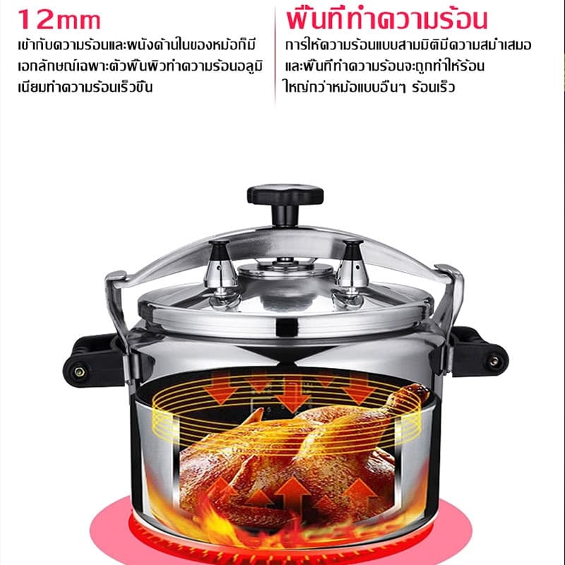 SIKA หม้อความดันสูง หม้อแรงดัน หม้ออัดแรงดัน หม้อตุ๋นแรงดัน หม้อแรงดันสูง หม้อต้มแรงดัน หม้อมินิ หม้อความดัน หม้อสูง รูปที่ 4