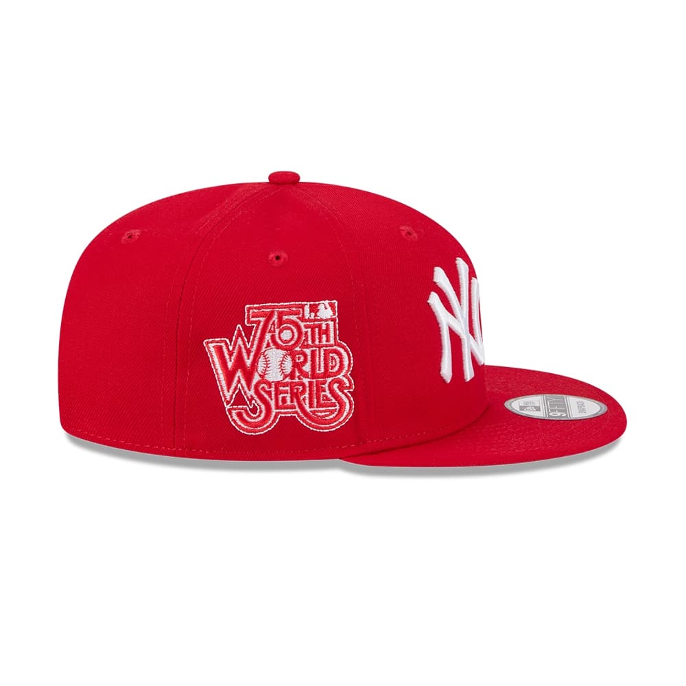 New Era หมวกรุ่น NEW YORK YANKEES & LOS ANGELES DODGERS MLB TWO TEAM SCARLET 9FIFTY CAP รูปที่ 6