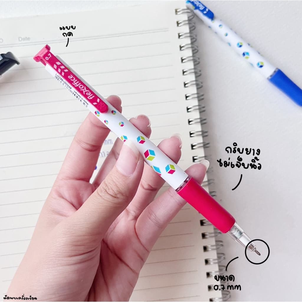FlexOffice ปากกาลูกลื่น รุ่น FO-GELB022 ขนาด 0.7 mm รูปที่ 3