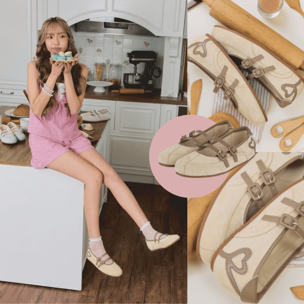 Minx รุ่น Heartie รองเท้า maryjane ทรงสปอร์ต ลายหัวใจ minxshoes รูปที่ 8