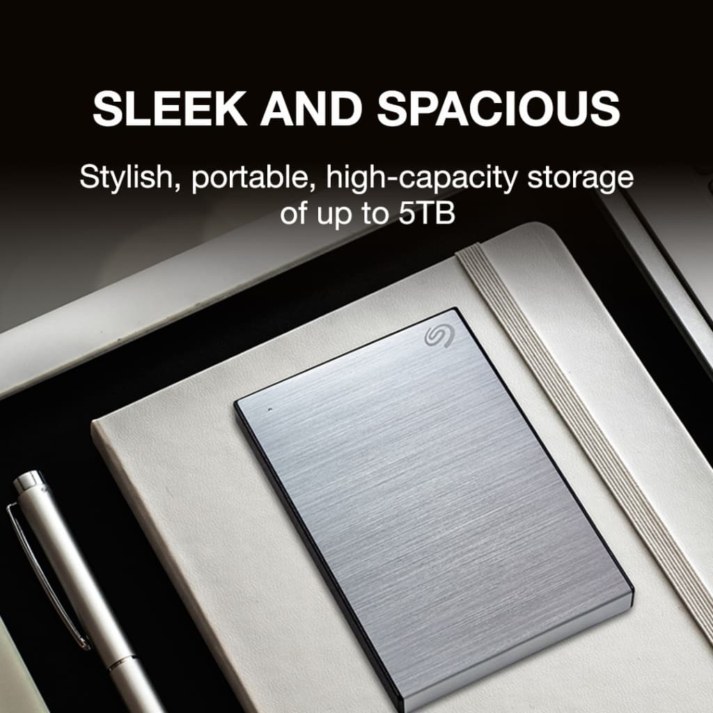 ฮาร์ดไดรฟ์ภายนอก Seagate 1 TB 2 TB หนึ่งสัมผัสสำหรับ และ Windows ด้วยรหัสผ่าน USB 3.0 ด้วยการกู้คืนข้อมูล และด้วย รูปที่ 6