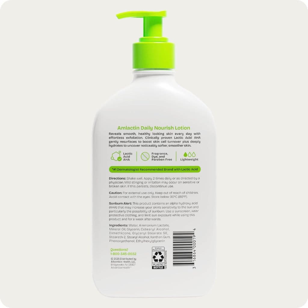 Amlactin Daily Nourish 12% Lactic Acid ฉลากใหม่ NEW LOOK รูปที่ 3