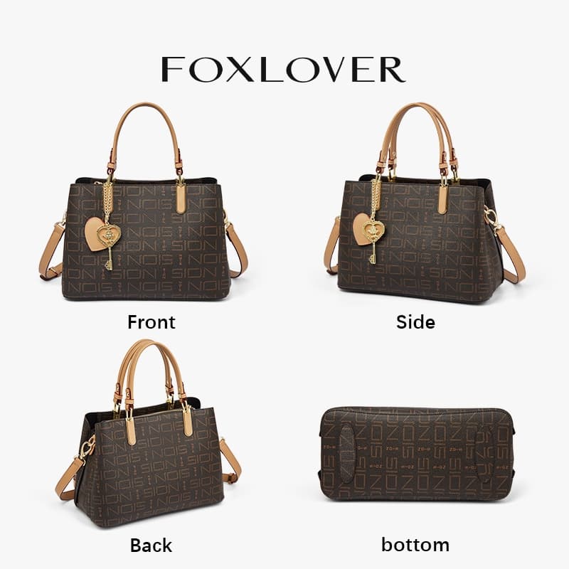 FOXLOVER กระเป๋าสะพายไหล่หนัง PU แฟชั่นสำหรับผู้หญิงพร้อมซิป กระเป๋าสะพายข้าง 2026 แบบใหม่ รูปที่ 8