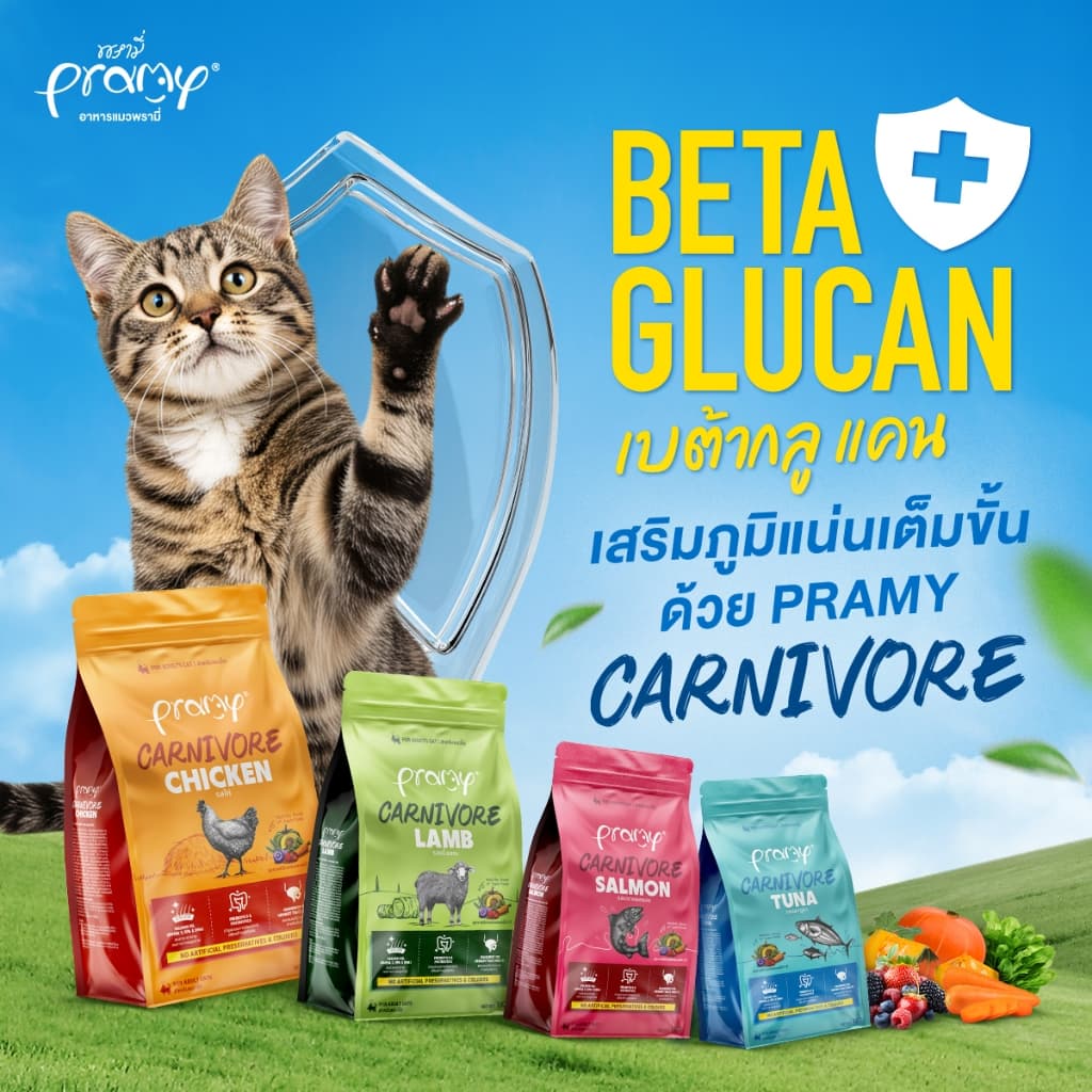 Pramy Carnivore อาหารเม็ดแมว ยกกระสอบ 7Kg รูปที่ 5