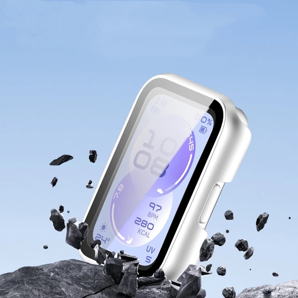 เคสสําหรับ Huawei Band11 แฟชั่น แข็ง PC กรอบ กันชน เคส huwei band 11 กระจกนิรภัย ป้องกันรอยขีดข่วน ป้องกันหน้าจอ รูปที่ 3