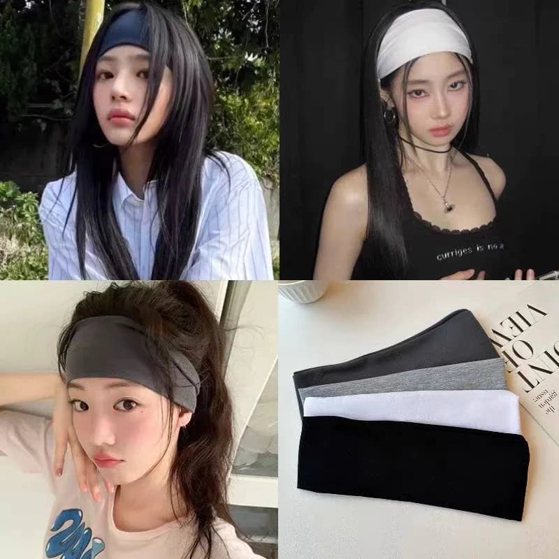 BLIVOผ้าคาดผมสายฝอ Headband ใส่สบายเนื้อผ้าดียืดได้เยอะ ซับเหงื่อได้ รูปที่ 3