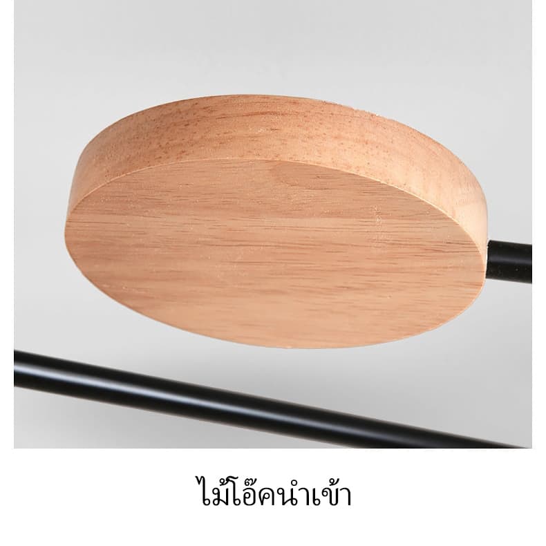 ยุโรปตอนเหนือ ทันสมัย ความเรียบง่าย นำ โคมไฟเพดาน โคมระย้า ห้องนั่งเล่น ห้องนอน โคมไฟเพดาน 3 สี โคมไฟเพดาน รูปที่ 8