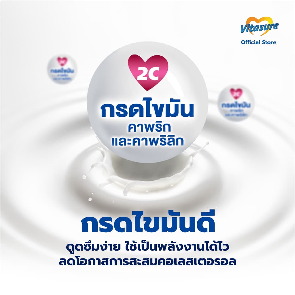 ไวต้าชัวร์ เครื่องดื่มนมแพะเพื่อสุขภาพ กลิ่นวานิลลา ไม่ใส่น้ำตาลทราย ขนาด 350g รูปที่ 5