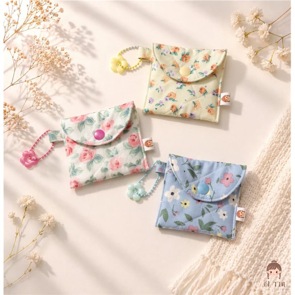 Earphone Pouch Collection | กระเป๋าผ้าใส่หูฟัง ใส่ AirPods ลายน่ารัก พกพาสะดวก รูปที่ 4