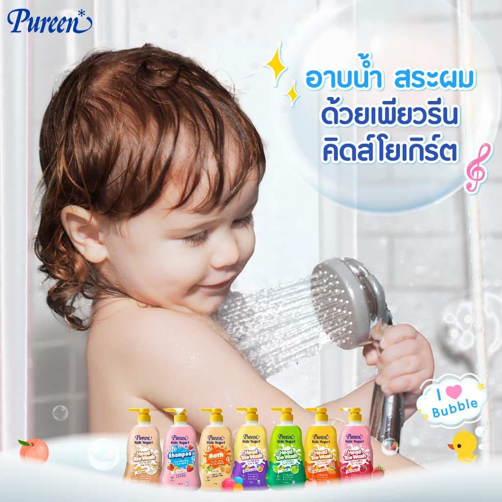 Pureen เพียวรีน คิดส์โยเกิร์ต เฮดทูโทวอช กลิ่นบับเบิ้ลกัม รูปที่ 6