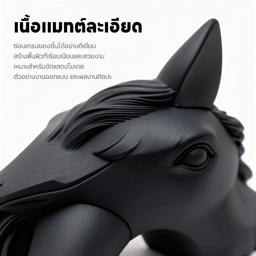 3D Printer Filament Bambu Lab Pla Matte คุณภาพสูง แบรนด์ มีหลายสี RFID พร้อมถาด 1.75mm 1KG สำหรับ Bambu A1a/A1 mini/X1 รูปที่ 3