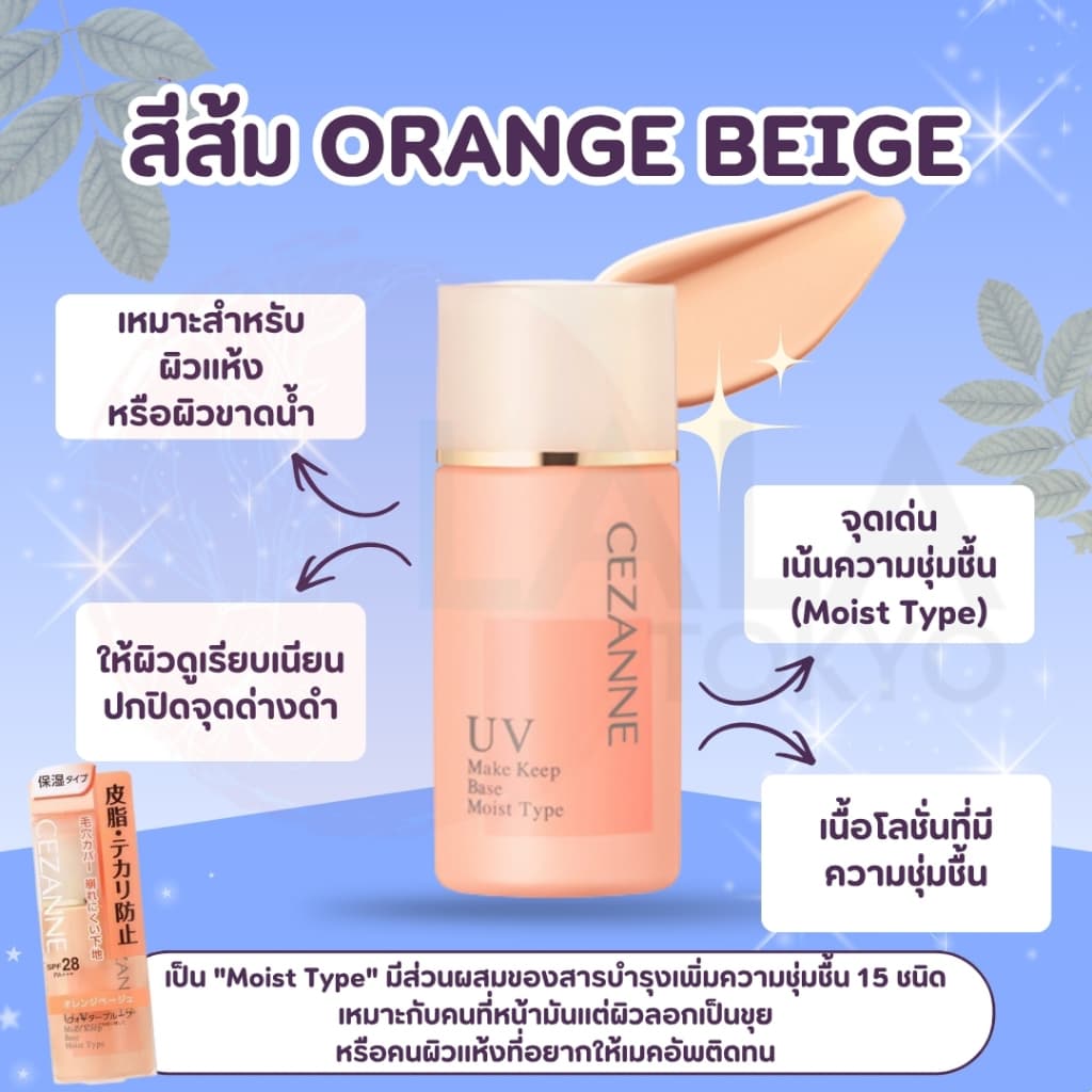 เมคอัพเบสคุมมัน CEZANNE Make Keep Base UV มีให้เลือก 2 สูตร ล็อกเมคอัพเป๊ะตลอดวัน ผิวสวยเนียนกริบ ไม่กลัวยิ้ม รูปที่ 3