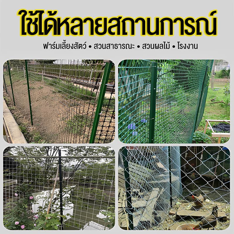 เสารั้วเหล็ก Y Post สามเหลี่ยม กัลวาไนซ์ กันสนิม สำหรับรั้วฟาร์ม ปศุสัตว์ รูปที่ 3