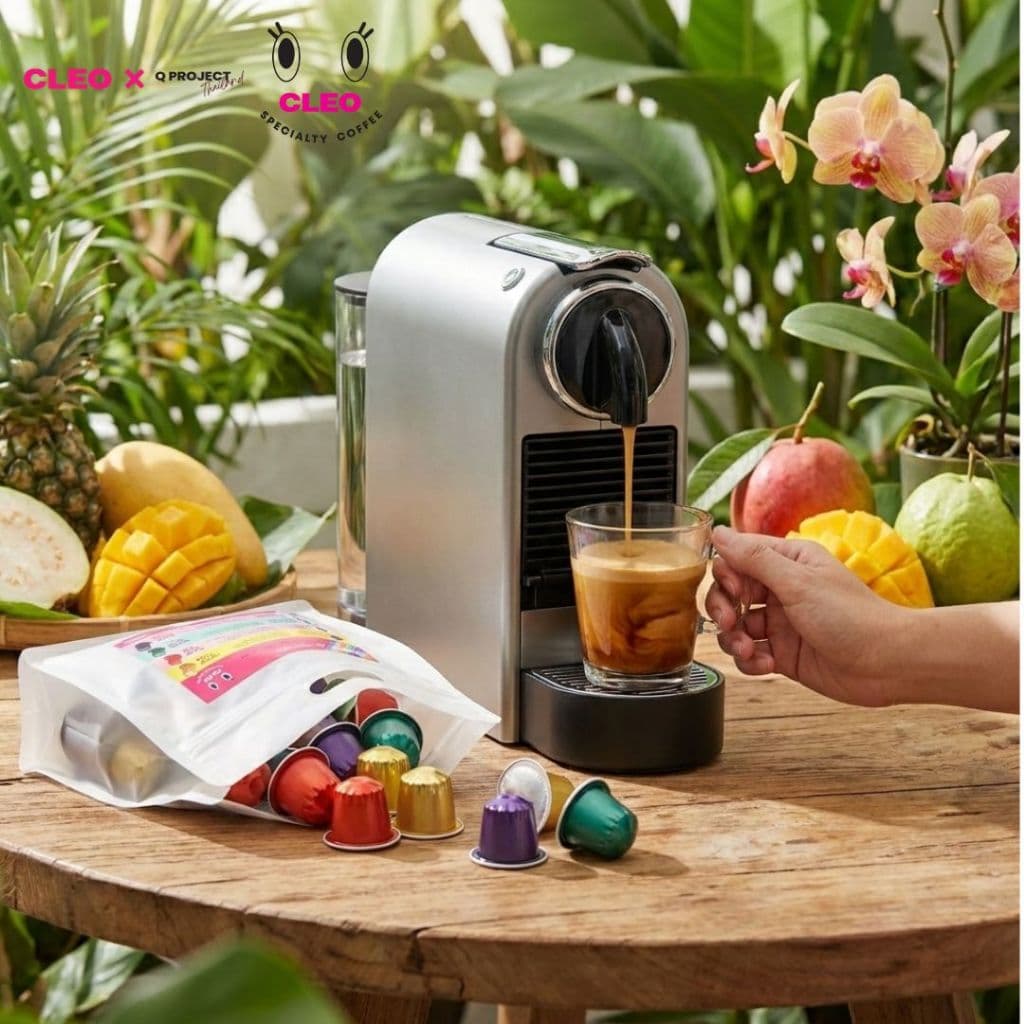 CLEO Specialty Coffee x Q Project Thailand- 48 coffee capsules Mixed Origin แคปซูลกาแฟพิเศษไทยแพ็คละ 48 แคปซูล รูปที่ 2