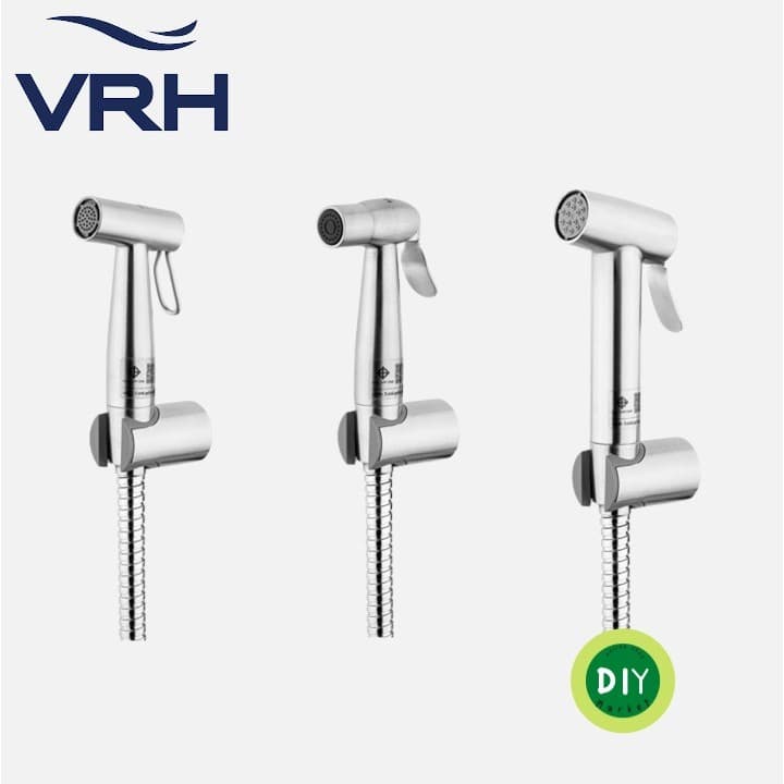 ชุดสายฉีดชำระสเตนเลส VRH สเตนเลส304 พร้อมสายยาว1.2เมตร และขายึดสเตนเลส รูปที่ 1