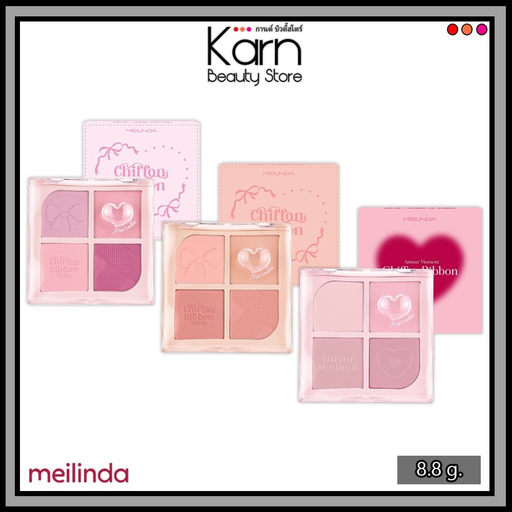 Meilinda Chiffon Ribbon Blush #MC5102 เมลินดา ชิฟฟ่อน ริบบ้อน บลัช รูปที่ 1
