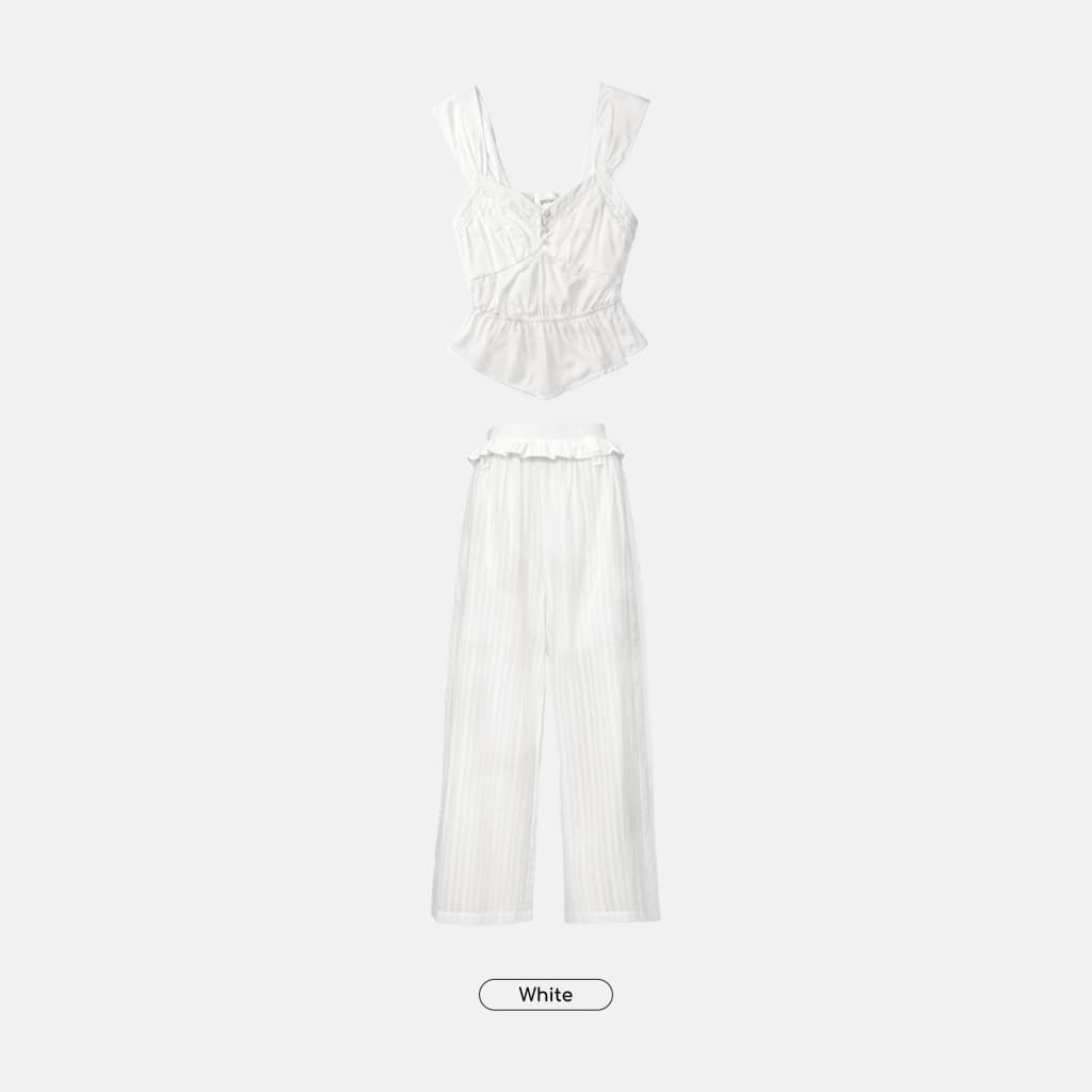 Paloy - PL2212 Soft Bloom Set ชุดเซ็ตเสื้อแขนกุดกางเกงขายาว รูปที่ 8