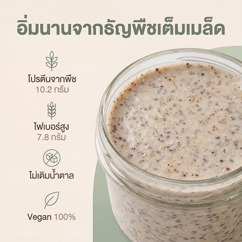 SEEDLY สูตรนมโอ๊ต SET 10ชุด รูปที่ 5