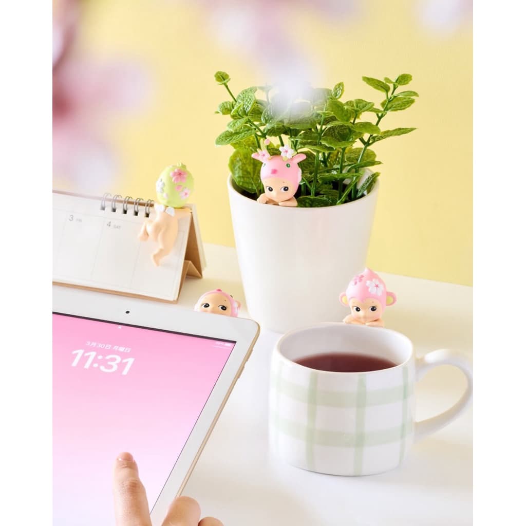 Sonnyangels Sakura Hippers ตัวติดโทรศัพท์ซอนนี่ คอลซากุระ ราคาป้าย แบบหนึ่งสุ่ม รูปที่ 4