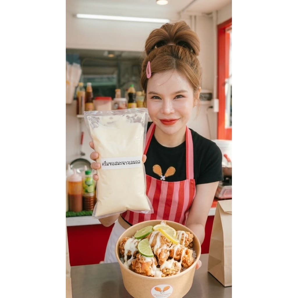“ครีมซอสเลมอน ราดไก่กรอบ 2สูตรลับร้านดังน้ำผึ้งมะนาว/ซอสเลมอล ขนาด250ก/500ก รูปที่ 7