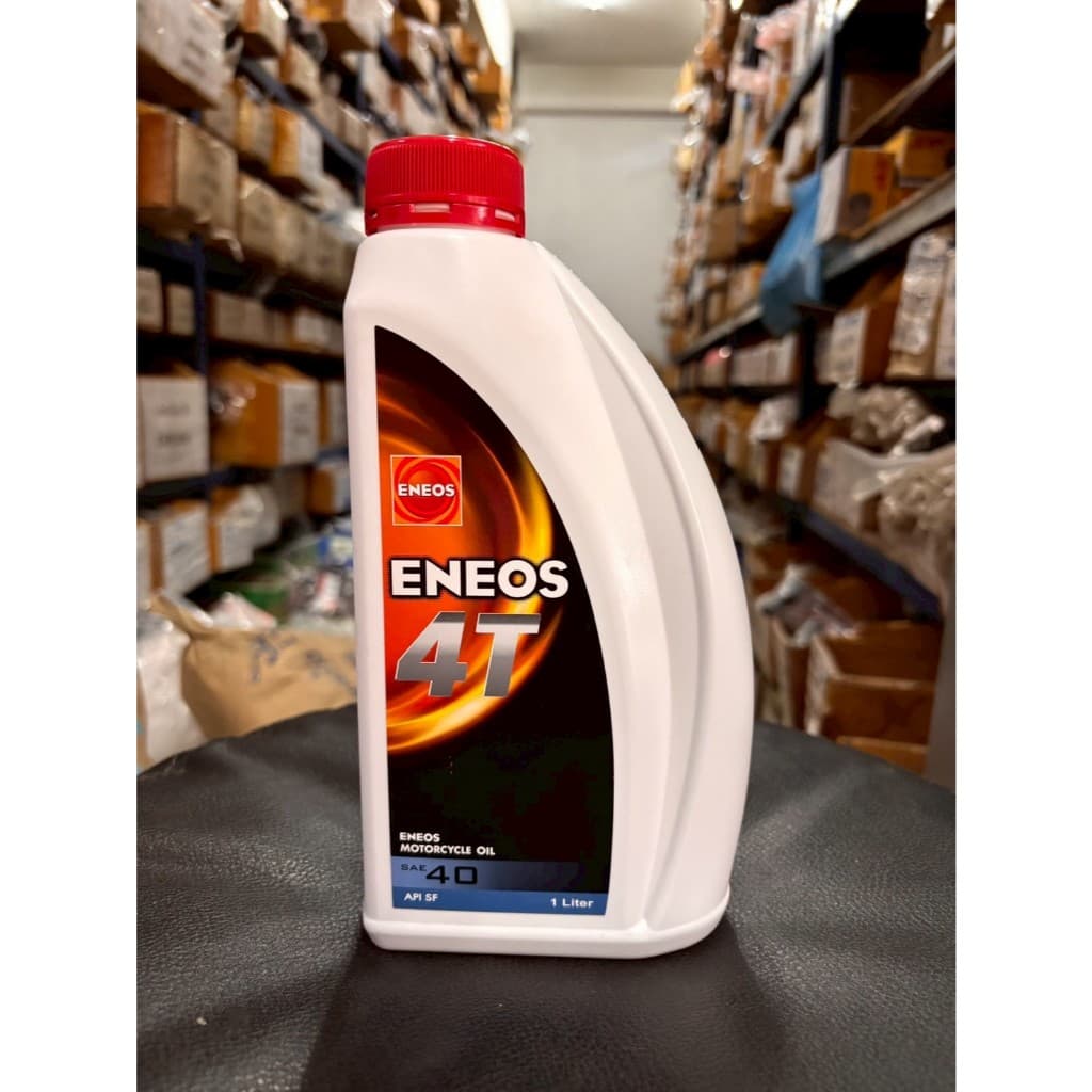 น้ำมันเครื่องมอเตอร์ไซค์ Eneos 4T SAE40 ฝาแดง ขนาด 0.8 และ 1 ลิตร รูปที่ 3