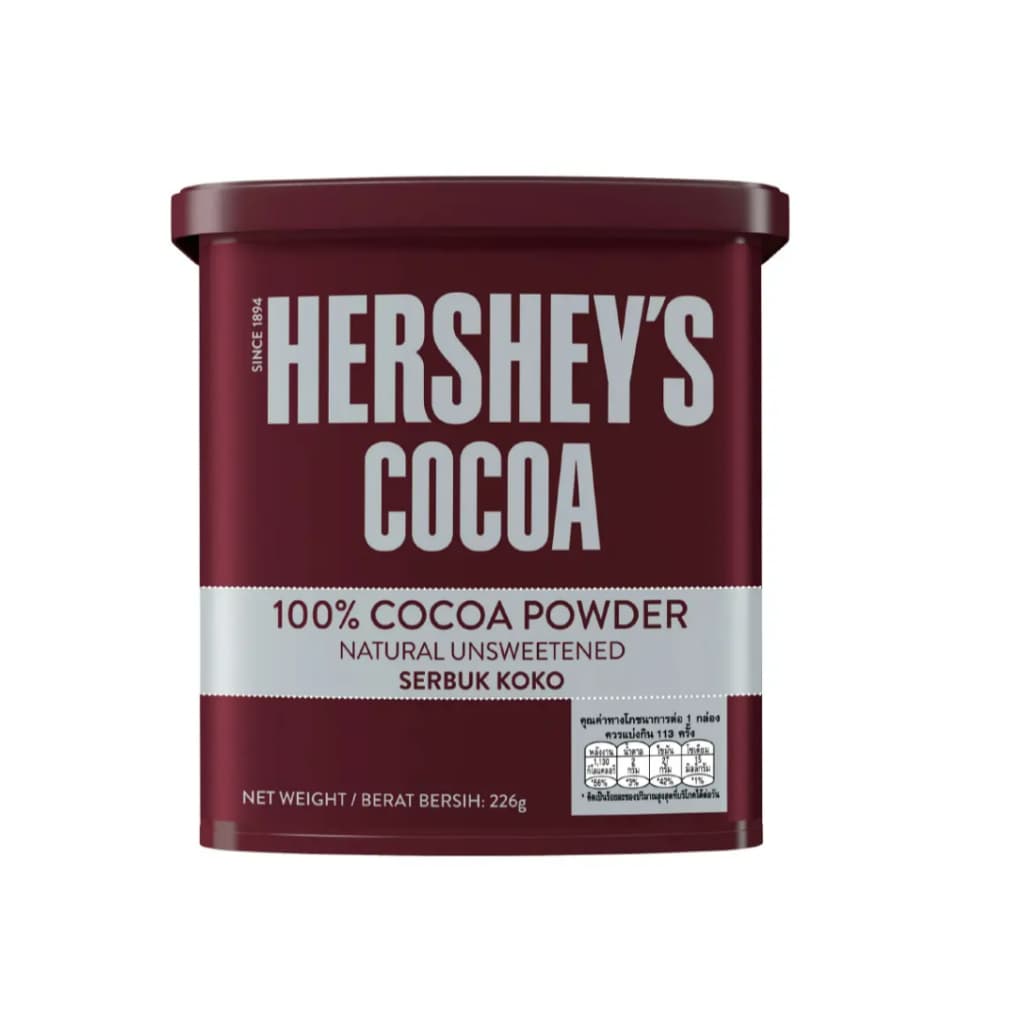 Hershey's 100% Cocoa Powder เฮอร์ชี่ส์ ผงโกโก้ 100% 226 กรัม BBE: 23/12/2027 รูปที่ 2