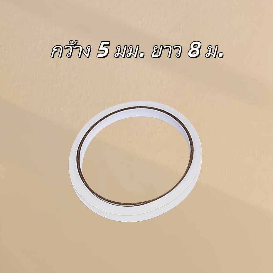 เทปสองหน้า ใช้โรงเรียน ออฟฟิศ ขนาด 5/10/15/20 มม. ยาว 8 ม. กาวแน่น ฉีกด้วยมือง่าย รูปที่ 6