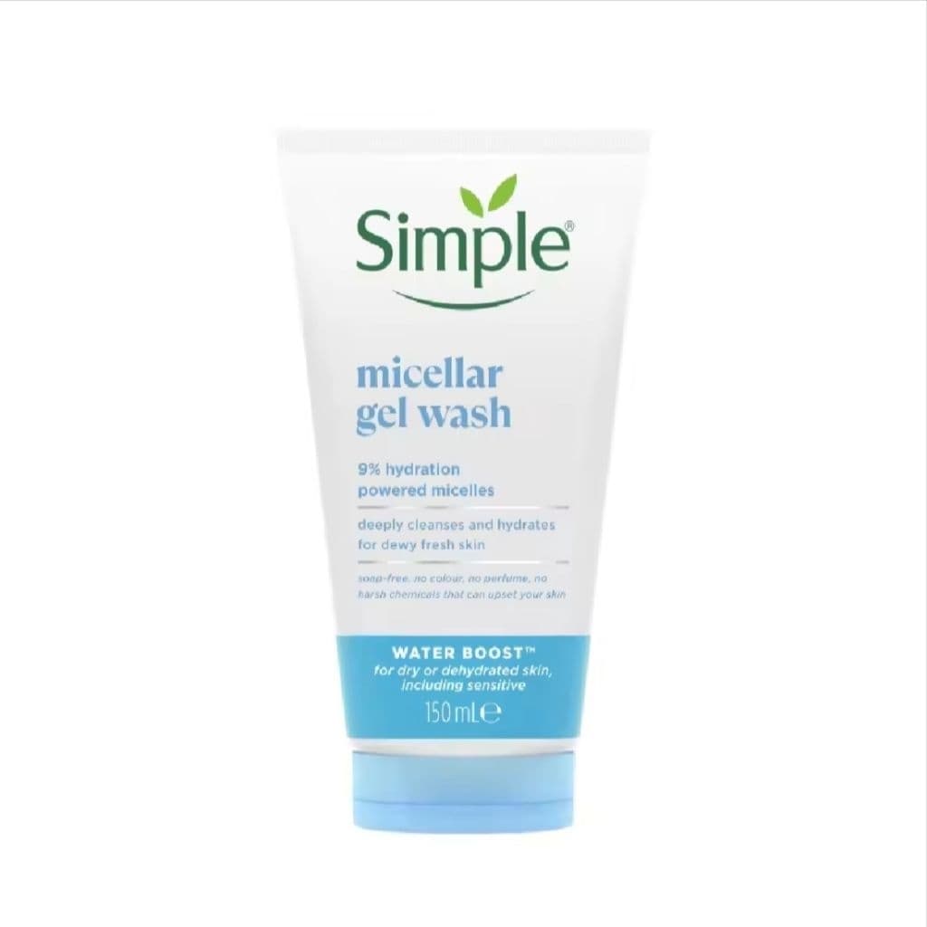 ใหม่เจลล้างหน้าไมเซล่า Simple Water Boost Micellar Gel Wash 150ml. รูปที่ 2