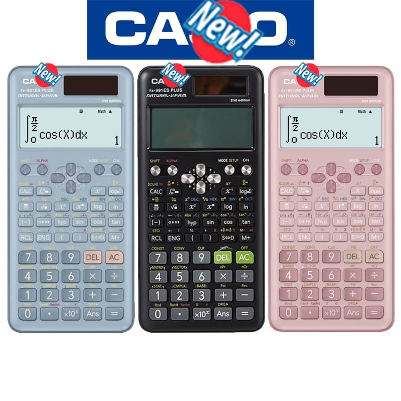 【COD】เครื่องคิดเลขวิทยาศาสตร์ Fx-991es plus 2nd Edition รุ่นใหม่! เครื่องคิดเลขวิทยาศาสตร์  ของแท้