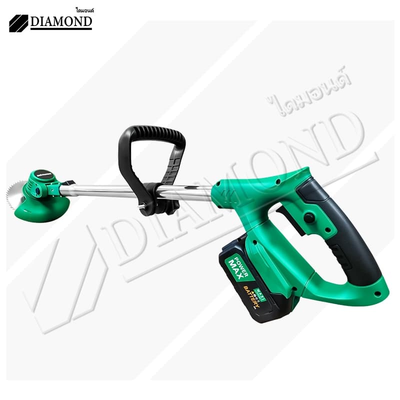 Diamond เครื่องตัดหญ้าไฟฟ้าไร้สาย กำลังไฟ3900W น้ำหนักเบา แรงดี ฟรี: กรรไกรตัดหญ้า รูปที่ 8