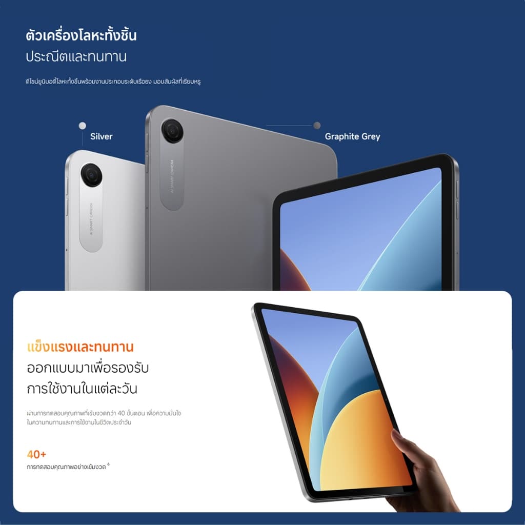 Xiaomi Redmi Pad 2 9.7 4+64/4+128 ความคมชัดระดับ 2K 120Hz แบตเตอรี่ความจุสูง 7600mAh Snapdragon 6s 4G Gen2 รูปที่ 6
