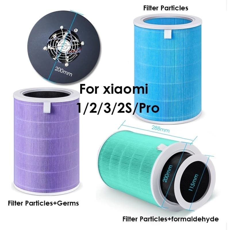 HEPA Air Filter Purifier ไส้กรอง เครื่องฟอกอากาศ รุ่น เครื่องฟอกอากาศทำเองง่ายๆ สามารถใช้องค์ประกอบตัวกรอง Mi 1 2 3 2S รูปที่ 8