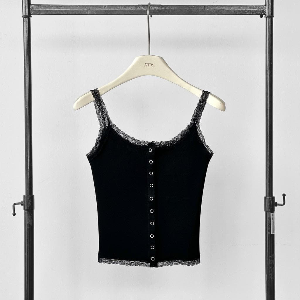 Atipashop - Lace Angel Tank เสื้อกล้ามฟองน้ำ ดีเทลลูกไม้ รูปที่ 8
