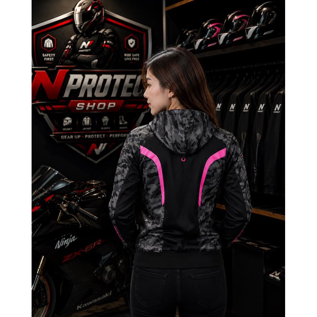 เสื้อการ์ดผู้หญิง G-MOTO LADYBIKE รุ่น Full Option รูปที่ 3