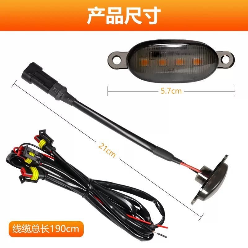 4PCS ไฟส่องกระจังหน้า Daytime สำหรับรถ Ford F150 Raptor 12V รถกระบะ และรถออฟโรด รูปที่ 6