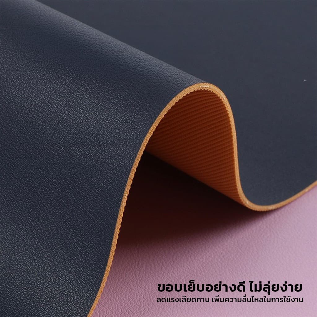 MORENO แผ่นรองเมาส์ หนังระดับพรีเมียม แผ่นรองโต๊ะ กันน้ำ 100% กันลื่นพิเศษ ทนรอยขีดข่วน รูปที่ 3
