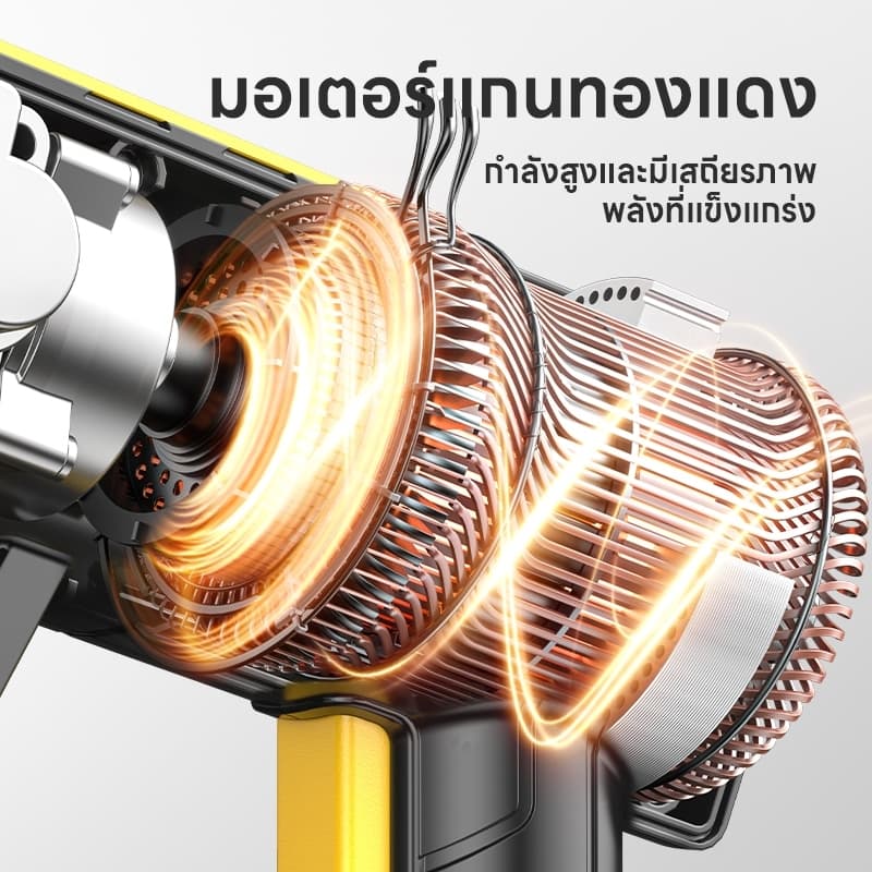 ล้างรถ ของแถม 8 ชิ้น! ปืนฉีดน้ำแรงดันสูง 998V แปรงล้างรถ ก้อน อายุการใช้งานแบตเตอรี่สูงสุด 80 นาที รูปที่ 4