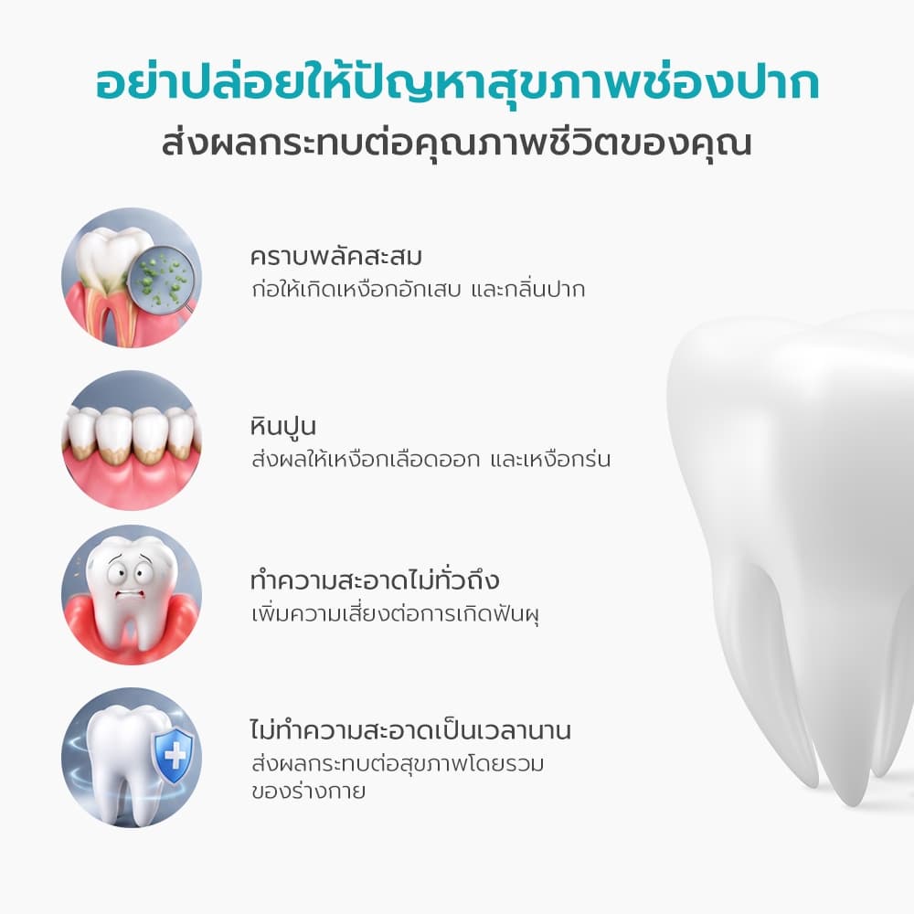 Hanaso ขูดหินปูน ชุดขูดหินปูน 3 ชิ้น 6 ชิ้น 7 ชิ้น kit oral tools อุปกรณ์ทำความสะอาดช่องปาก ขจัดคราบหินปูน ลดกลิ่นปาก รูปที่ 7