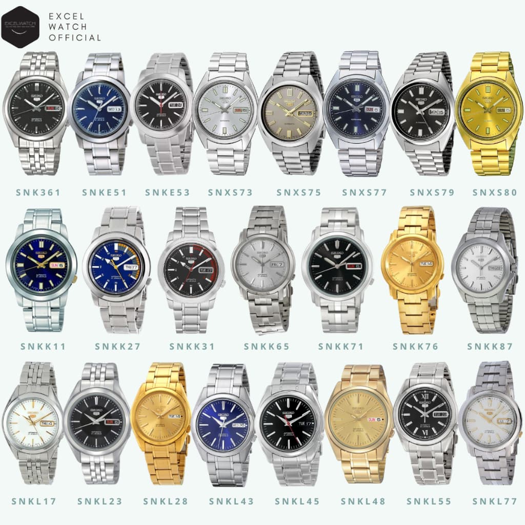 นาฬิกา Seiko 5 Sport เครื่อง 7S รุ่น SNK361 SNKE51 SNXS75 SNKK11 SNKK31 SNKL17 SNKL77 ประกันศูนย์ 3 ปี รูปที่ 1