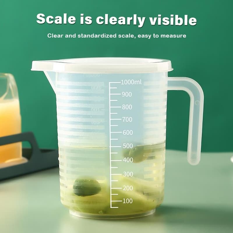 ถ้วยตวงพลาสติกใส 5000ml ทนความร้อน พร้อมฝาปิด ผลิตจาก PP เกรดอาหาร รูปที่ 7