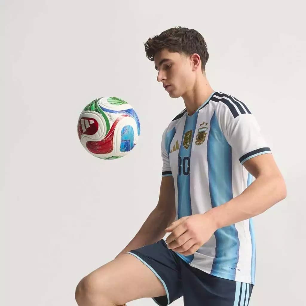 adidas Argentina 26 Home Away Authentic Jersey เสื้อฟุตบอล รูปที่ 7