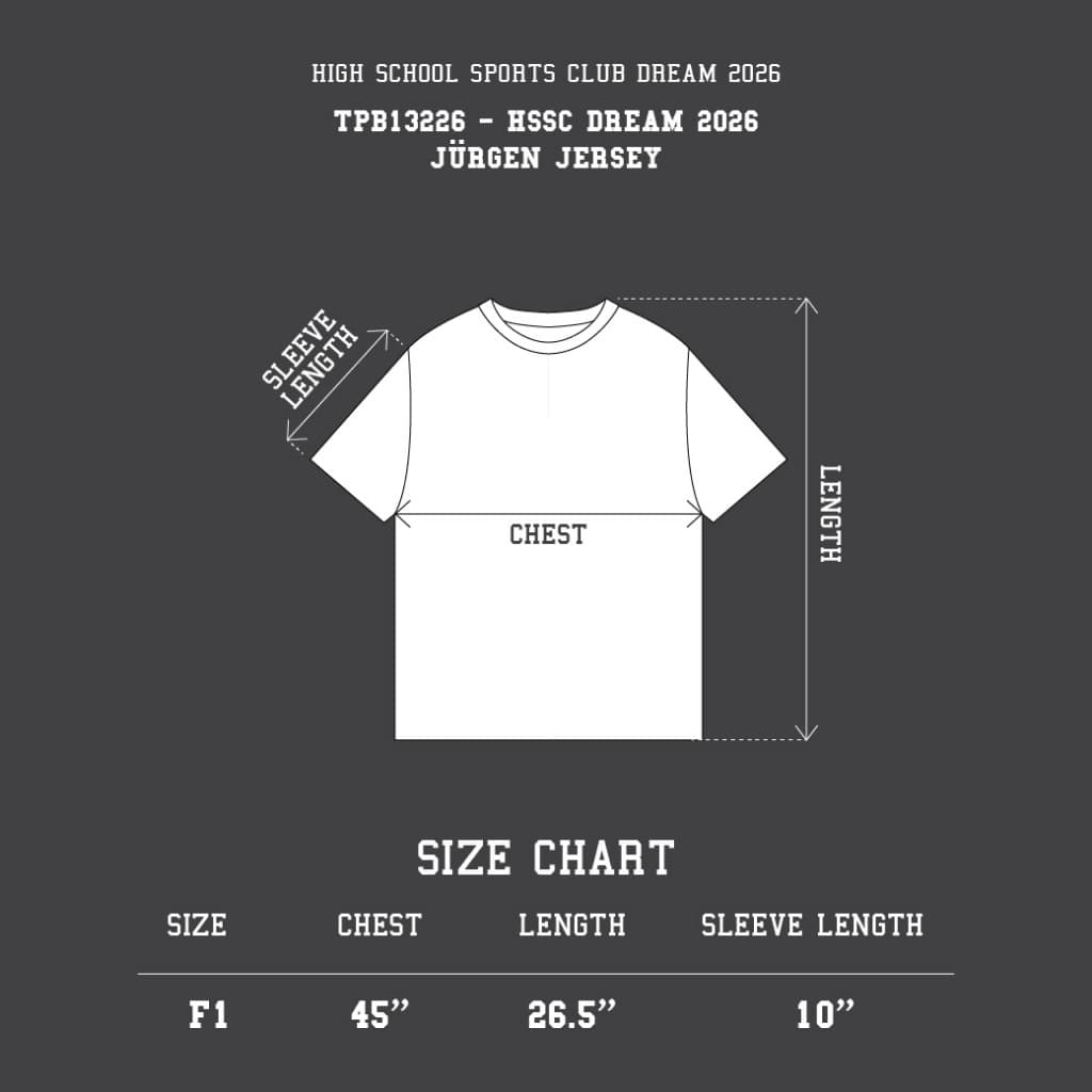 Highschool Collection : Sport Club Dream 2026 "Jurgen" jesrsey เสื้อบอลเจอเกน - TPB13226 รูปที่ 5