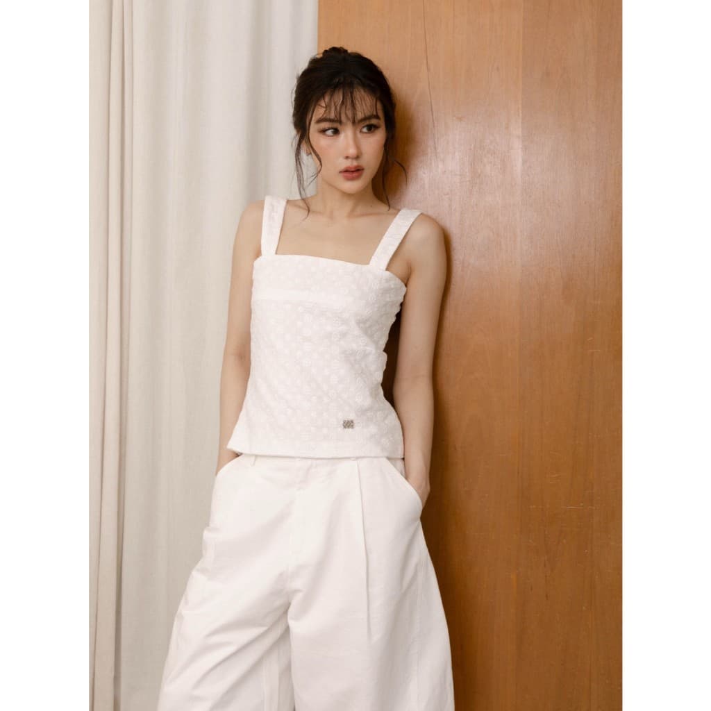 Roomry.n - Feminine Lace Top เสื้อสายเดี่ยว รูปที่ 6